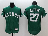 Houston Astros #27 Jose Altuve Green Celtic 2016 Flexbase Collection Stitched Baseball Jersey,baseball caps,new era cap wholesale,wholesale hats